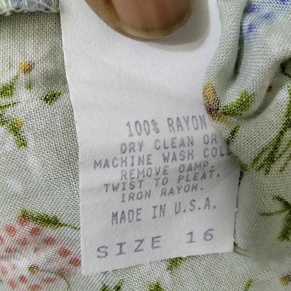 Malley Too Dallas Vintage Tiered Boho Prairie Cottagecore Maxi Dress Size 16